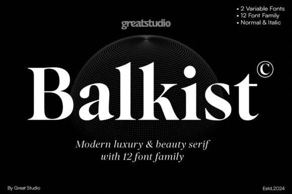 Balkist: A Bold Serif for Digital Design