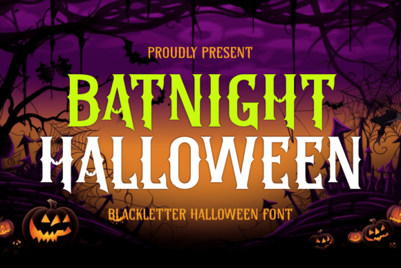 Batnight Halloween Font Review