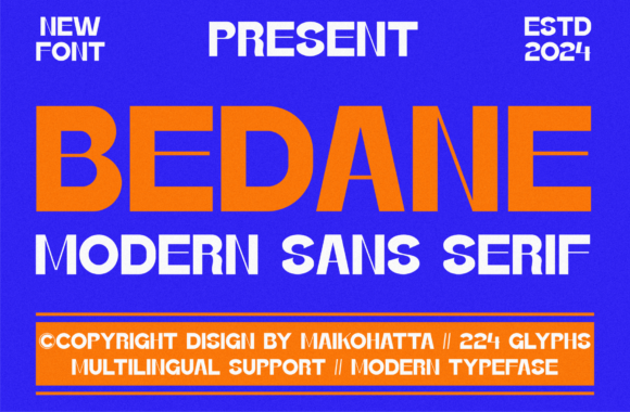Bedane: A Bold Sans Serif for Web Design