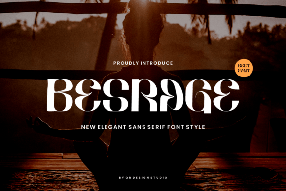 Besrage: A Bold Serif Font for Craft Creators