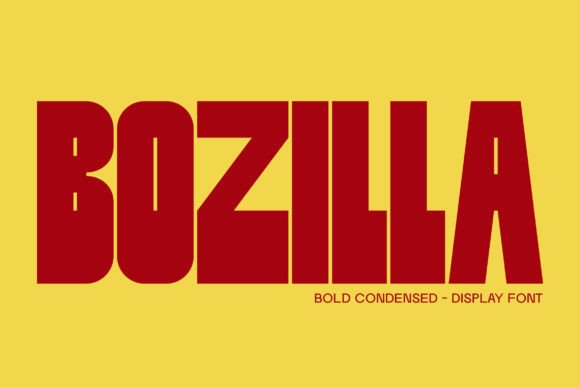 Bozilla: A Bold Sans Serif for Impactful Design