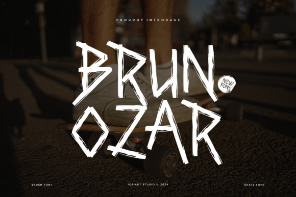 Brunozar: A Bold Handwritten Font for Web Design