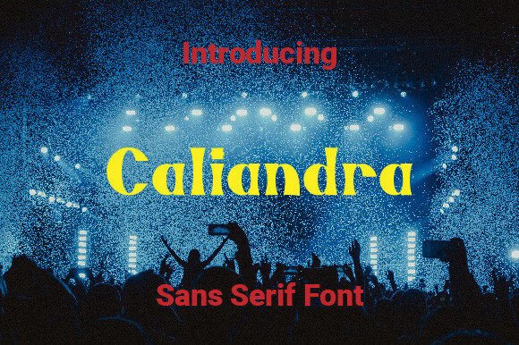 Caliandra: Bold Sans Serif for Impact