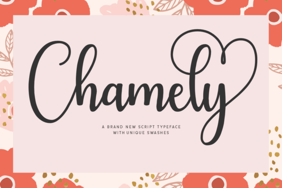 Chamely: A Bold Script Font for Web Design