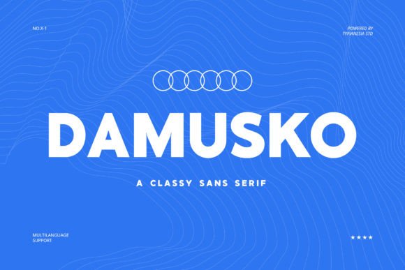 Damusko: A Modern Sans Serif Font