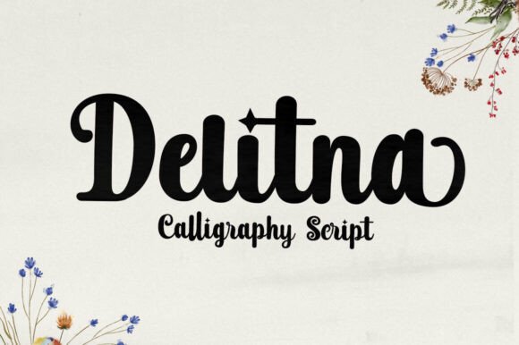 Delitna: A Script Font for Elegant Branding