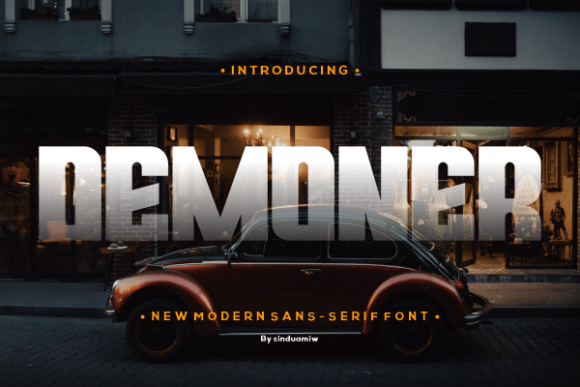 Demoner: A Bold Sans Serif for Web Design