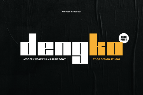 Dengko: A Bold Sans Serif for Web Design