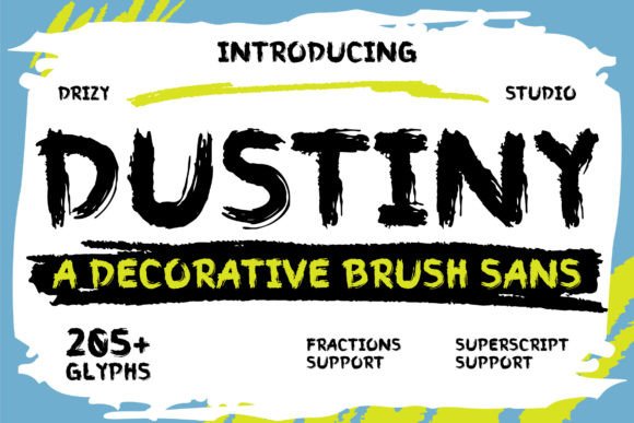 Dustiny: A Bold Sans Serif Font