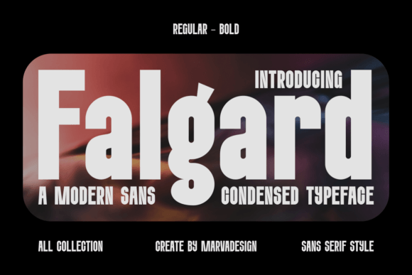 Falgard: A Bold Sans Serif for Web Design
