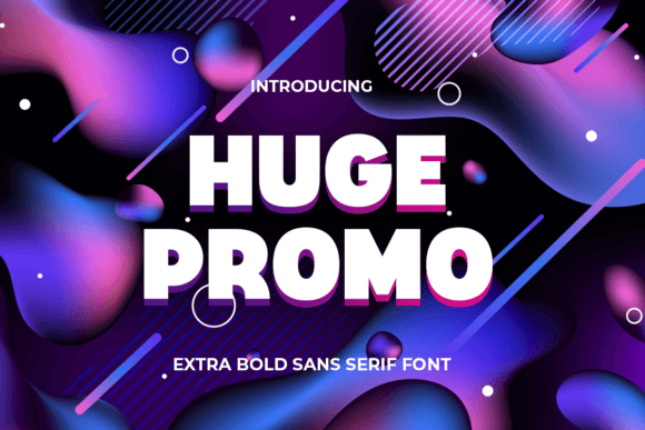 Huge Promo Font for Bold Designs