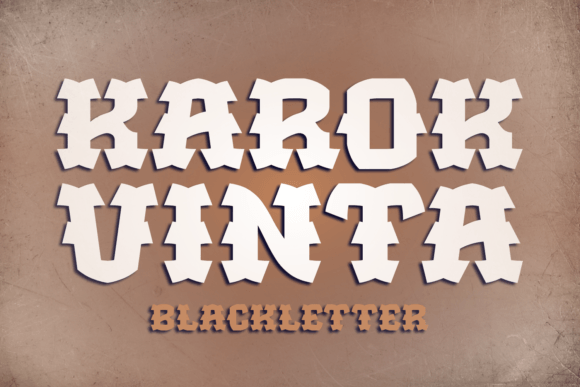 Karok Vinta: Bold Font for Creative Makers