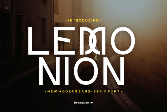 Lemonion: A Bold Font for Creative Makers