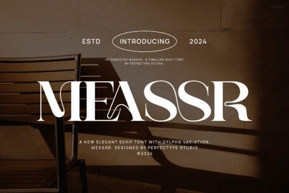 Meassr: A Bold Serif for Branding