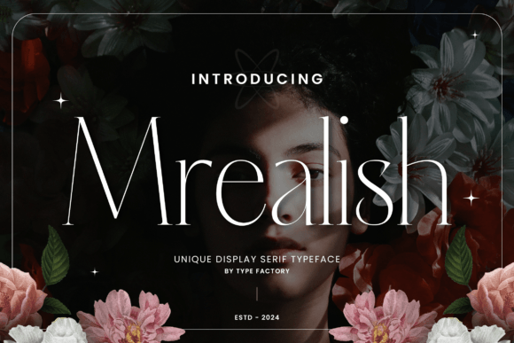 Mrealish: A Stylish Serif Font for Crafters