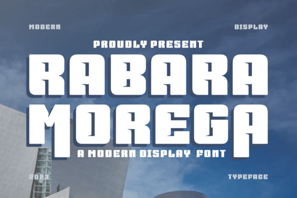 Rabara Morega: A Bold Sans Serif for Branding