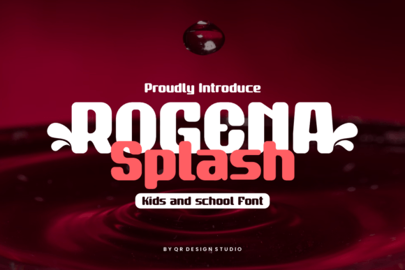 Rogena Splash: Bold Sans Serif for Editorial Design