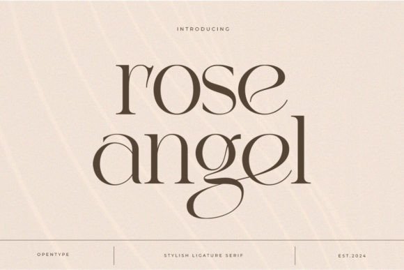 Rose Angel: A Serif Font for Elegant Web Design