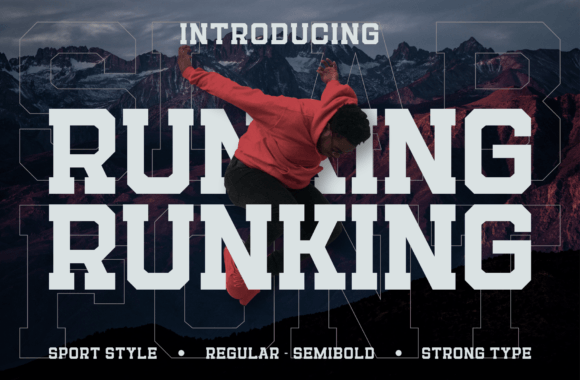 Runking - A Bold Typeface for Editorial Design