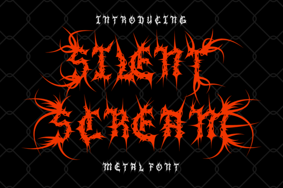 Silent Scream Font: Bold and Unapologetic