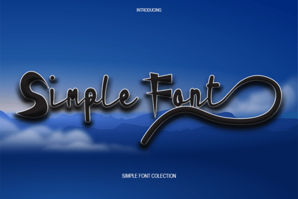 Simple Font: Bold, Clear, and Memorable