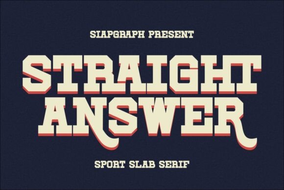 Straight Answer: A Bold Font for Business