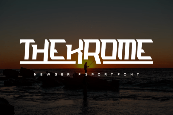 Thekrome: A Bold Display Font for Creative Campaigns