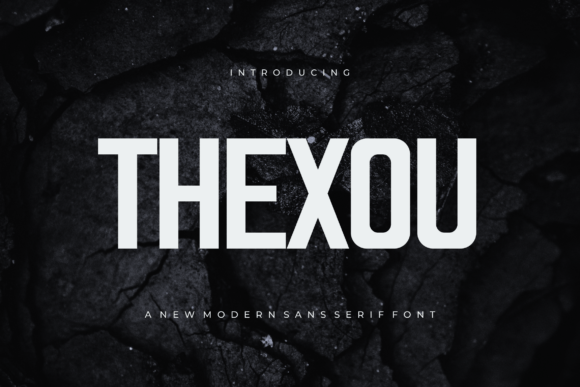 Thexou: A Bold Font for Digital Campaigns
