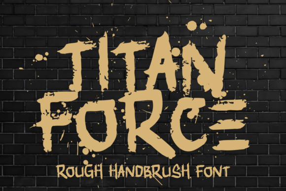 Titanforce: A Bold Typeface for Editorial Design