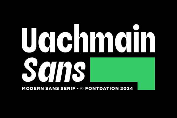 Uachmain Sans: A Modern Typographic Choice
