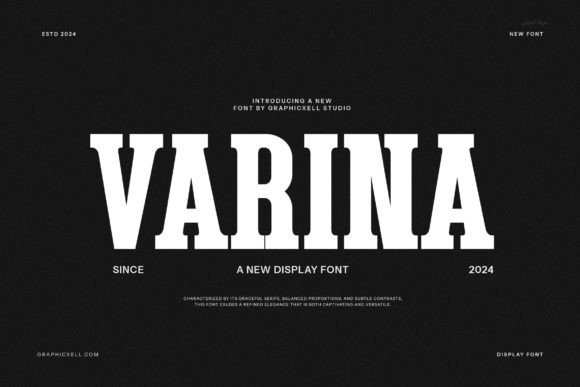 Varina: A Bold Serif Font for Eye-Catching Design